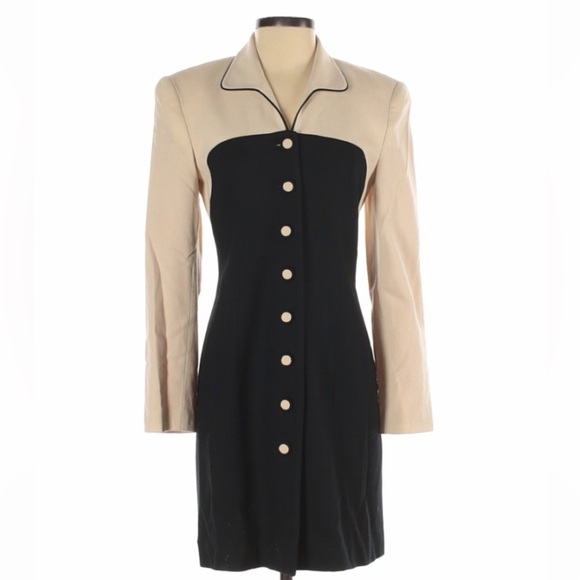 Vintage Jackets & Blazers - Two tone vintage blazer dress/jacket